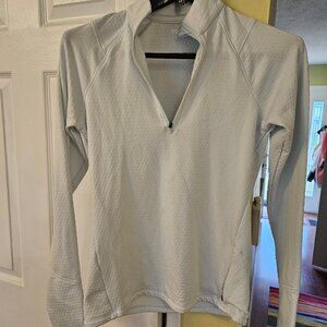 DSG women's very light blue quarter zip pullover